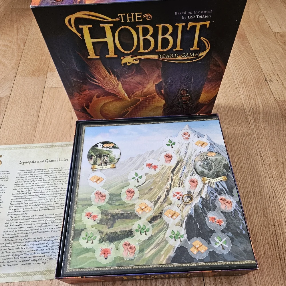 New And Unused The Hobbit Board Game - Picture 4 of 6